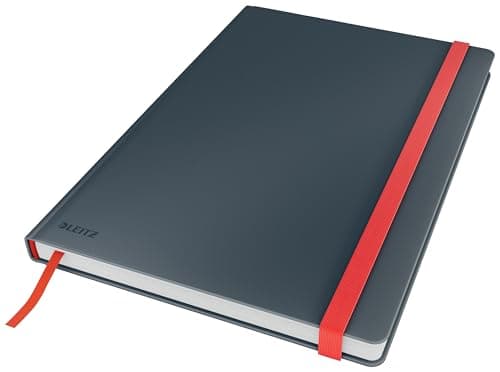 Image of Leitz Large (B5) Ruled Hardcover Notebook, 80 Sheet, Cosy Range, Velvet Grey, 44830089