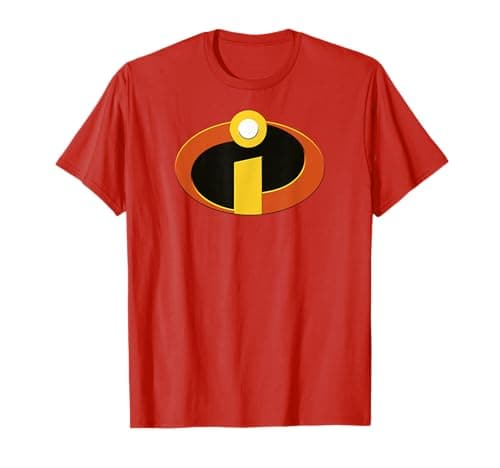 Image of Disney Pixar Incredibles Logo Halloween Costume Tee T-Shirt