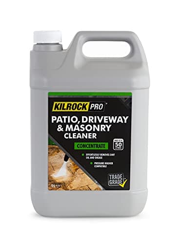 Image of KilrockPro Driveway, Patio & Path Cleaner 5L - Concentrated, professional outdoor hard surface cleaner - Shifts stains, oil and grease - Suitable for powerhoses and pressure washers, Grey
