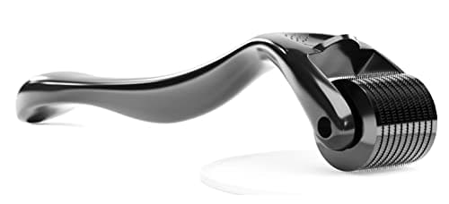 Image of ROSELYNBOUTIQUE Derma Roller Titanium Microneedles - Microneedling Roller for Hair Facial Skin Beard Cosmetic Beauty (0.5 Black)