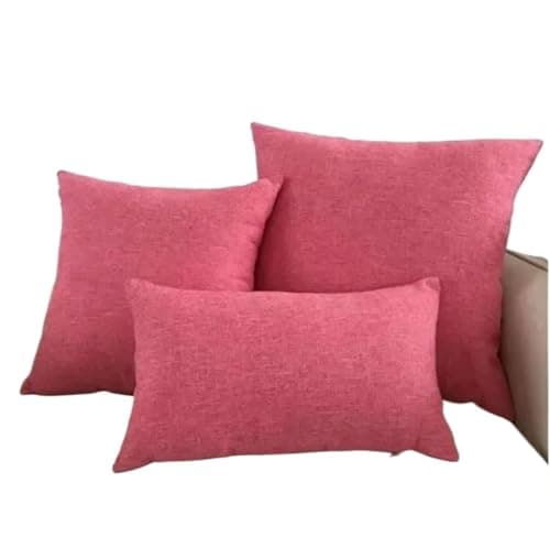 Image of CQAHDSEVF Throw Pillow Cases, Sofa Pillow Covers Multicolor Multiple Sizes Solid Cushion Cover Home Decorative Throw(Kd-08,50 x 30 cm (Pack of 1))