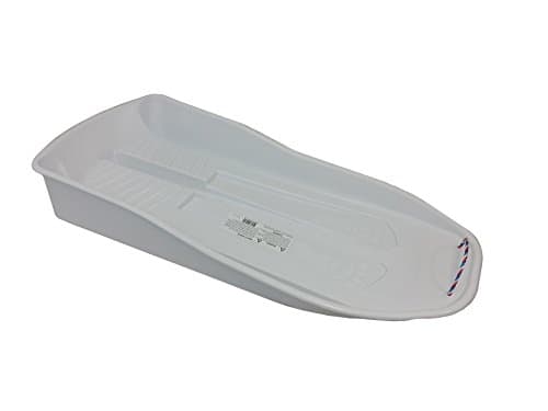 Image of KetoPlastics WHITE PLASTIC SNOW SLEDGE WITH ROPE HANDLE