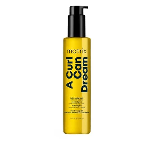 Image of MATRIX | Lightweight Hair Oil | With Sunflower Oil & Vitamin E Oil | For Curly & Coily Hair |Pattern preserving system & Adds Shine | A Curl Can Dream | 150ml