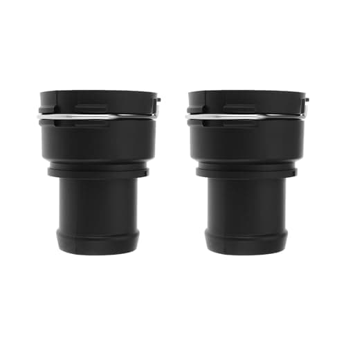 Image of Briny River 2Pcs Radiator Coolant Flange 3B0122291C 7M3122291 Compatible with VW Compatible with Audi
