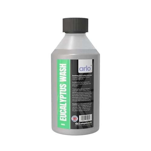 Image of Eucalyptus Wash Horse Shampoo 500ml – Soothing Wash for Itchy Skin, Fly Bites & Hot Joints | Refreshing & Cooling Formula | Ideal for Horses & Ponies