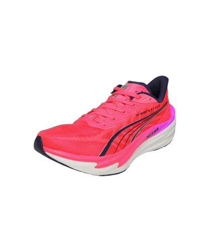 Image of PUMA Mens Deviate Nitro 4 Road Running Shoes Hyrox Pink 8 UK