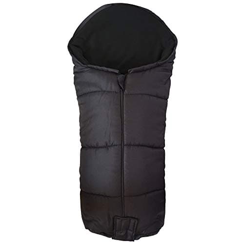 Image of For Your Little One Deluxe Footmuff/Cosy Toes Compatible with Mamas & Papas Aria - Black