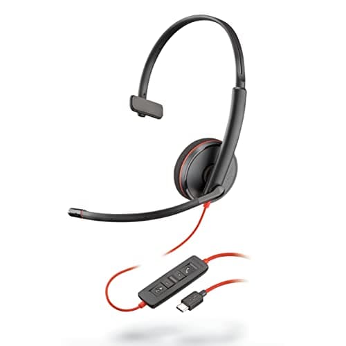 Image of Plantronics - AUDIO BLACKWIRE C3210 USB-C SINGLE UNIT IN