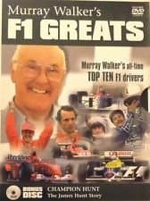 Image of Murray Walker's F1 Greats & Champion Hunt - The James Hunt Story (2 Disc Set)