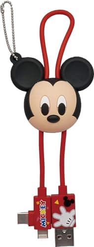 Image of Disney Mickey 3D Foam USB Cable Bag Clip