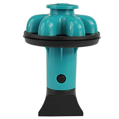 Image of Danco 10838A Disposal Genie II Garbage Disposal Strainer and Stopper, Kitchen Sink Garbage Disposer Splash Guard with Food Scraper, Green, 1-Pack