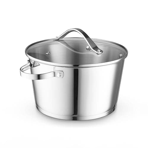 Image of GF900264 Good Food in partnership Tower 24cm Casserole with Tempered Glass Lid, Satin Interior Finish, Induction Compatible, Stainless Steel