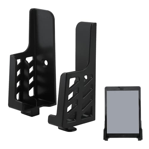 Image of Fascetta Tablet Wall Mount Universal Damage-free Adhesive Holder Stick on Wall Universal Dock for iPad/iPhone/Samsung/Surface/Xiaomi/Lenovo/Kindle/E-Reader Holder Stand Shelf and other Tablets(Black)