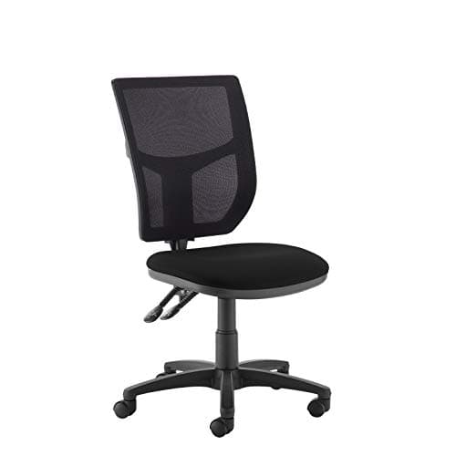 Image of Mr Office Altino 2 lever high mesh back operators chair with no arms, Black