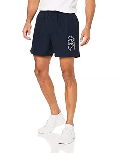 Image of Canterbury Men's Tactic Rugby Shorts | Internal Drawstring & Pockets | Gym/Training Short Leisure Shorts, Navy, M