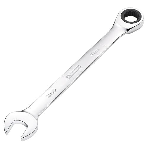 Image of Draper 31023 Hi-Torq Metric Ratcheting Combination Spanner, 24mm