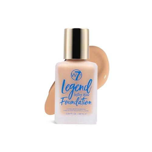 Image of W7 Legend Foundation - Creamy Liquid Foundation for Poreless, Semi-Matte Medium Coverage - 28ml (Soft Tan)