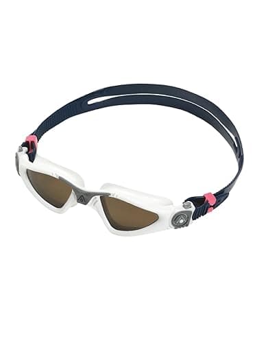 Image of Aqua Sphere NEW AQUASPHERE KAYENNE GOGGLES SMALL WHITE POLORIZE(0191680)