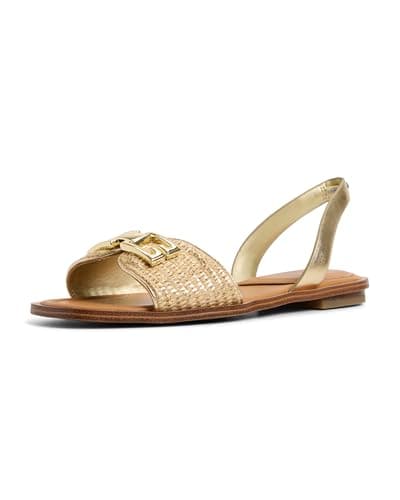Image of ALDO Women's Agreinwan Flat Sandal, Gold, 5.5 UK
