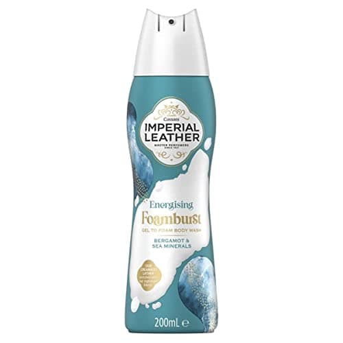 Image of IMPERIAL LEATHER Energising Foamburst Gel to Foam Body Wash Bergamot & Sea Minerals 200ml