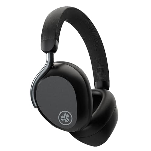 Image of JLab Epic Lux Lab Edition Active Noise Cancelling Headphones - Wireless Over Ear ANC Headphones with Microphone, 90+ H Playtime Foldable Bluetooth Earphones with Multipoint & Hi-Res Audio, Black
