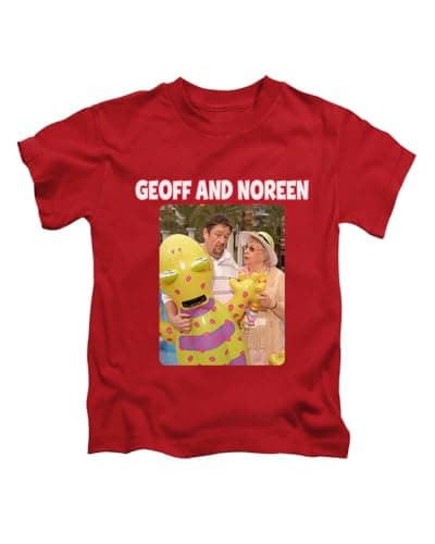 Image of New Spirit Original Geoff Oracle and Noreen Meme British Comedy Humour Novelty Tee T-Shirt Funny Unisex T Shirt Top Red
