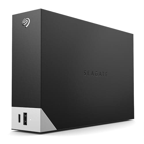 Image of Seagate One Touch Hub 8TB, External Hard Drive Desktop HDD, USB-C & USB 3.0 port, for Computer Desktop Workstation PC Laptop Mac (STLC8000400)