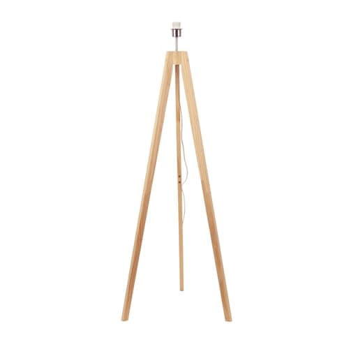 Image of ValueLights | Natural Wood Tripod Floor Lamp Base Free Standing Living Room Light | Floor Lamps, Home Décor & Improvement Essential