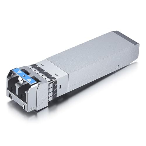 Image of 10Gtek 10Gb SFP+ LR Singlemode Fibre Module 10km, 10GBase-LR LC Transceiver Compatible for Cisco SFP-10G-LR, Meraki, Mikrotik, Ubiquiti UniFi UF-SM-10G, Netgear, Zyxel, Qnap, Synology, D-Link and more