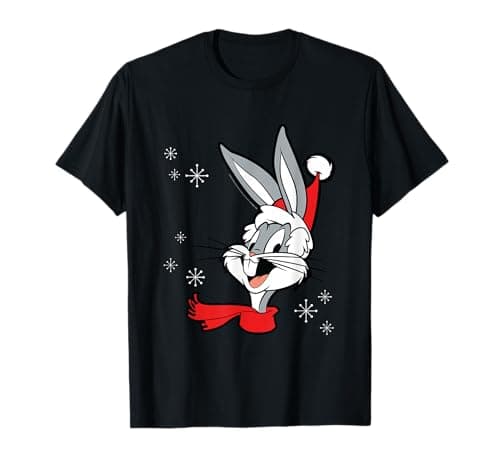 Image of Looney Tunes Bugs Bunny Christmas T-Shirt