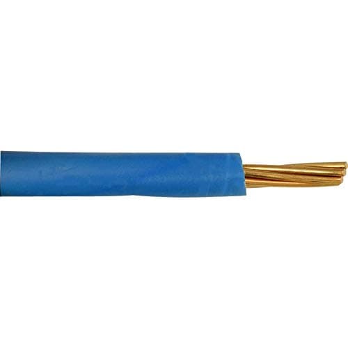 Image of 1 CORE Electrical Cable Wire Wiring Conduit Length Single 1.5/2.5/4/6/10mm2 230V (1.5mm2 x 5m, Blue)
