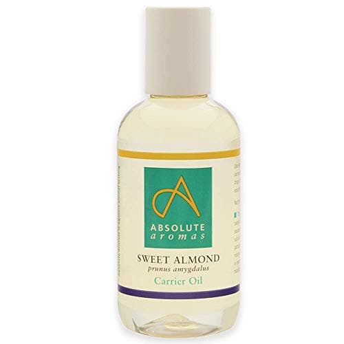 Image of Absolute Aromas Sweet Almond Oil 150ml - Pure, Natural, Cruelty-Free. Vegan, No GMO - Massage Base Oil and Moisturiser for Hair, Skin, Face and Nails