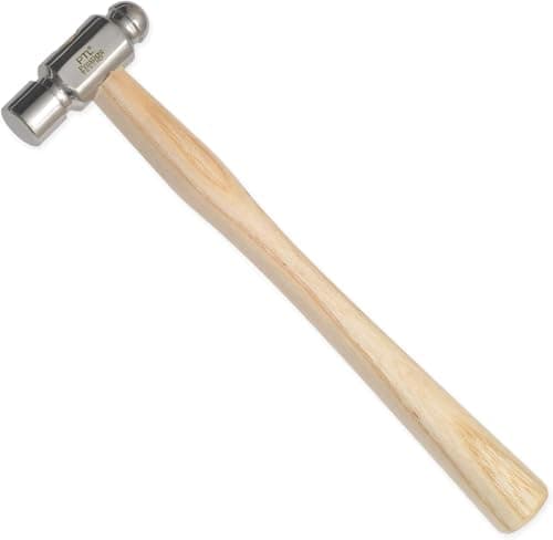 Image of Ball Pein Hammer Small, Dual face Hammer for Jewellery Making, Miniature Multipurpose Tools for Jewellers 2 oz Head PTL®