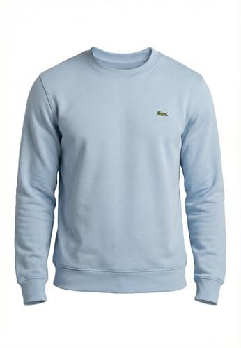 Image of Lacoste Men's Fleece Crew Neck Sweatshirt, Aphylla, L