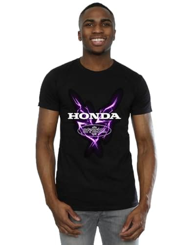 Image of Absolute Cult Honda Men's Purple Electrifying T-Shirt Black Large