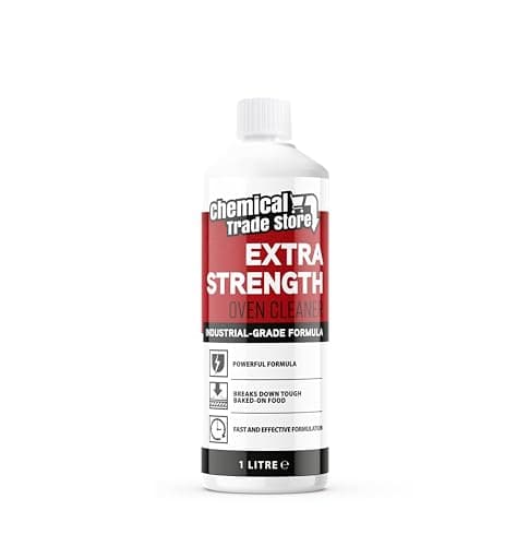Image of Chemical Trade Store Extra Strength Oven Cleaner 1L - Heavy-Duty Liquid Gel Formula for Removing Tough Grease, Burnt Food, and Carbon Build-Up - Professional Oven Degreaser for Home and Commercial Use