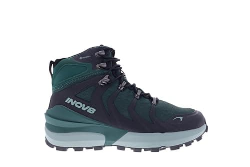 Image of INOV8 Women's ROCLITE PRO MID GTX Hiking Boots - Dark Green/Black - 5 Wide
