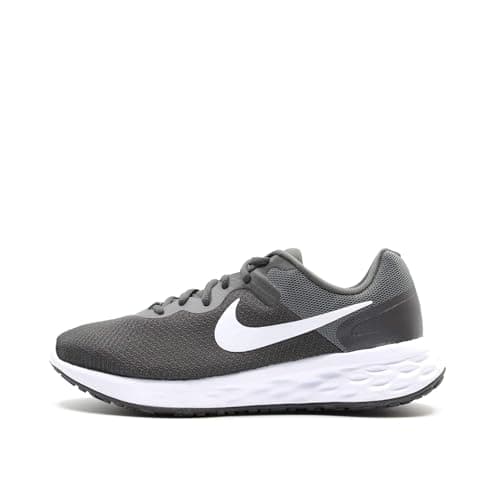 Image of NIKE Men's Nike Revolution 6 Nn Sneaker, Iron Grey White Smoke Grey Black Lt Smoke Grey, 7.5 UK