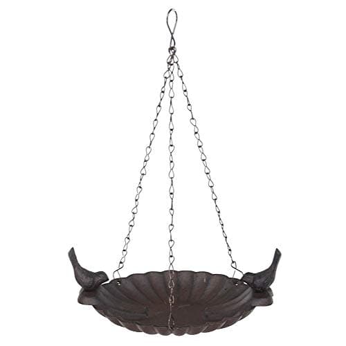Image of Fallen Fruits FB377 Ltd Hanging Bath with (2 Birds), Brown