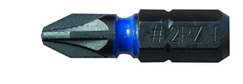 Image of C.K T4560 PZ2D 25 mm PZ2 Steel Impact Screwdriver Bit - Blue (Pack of 3)