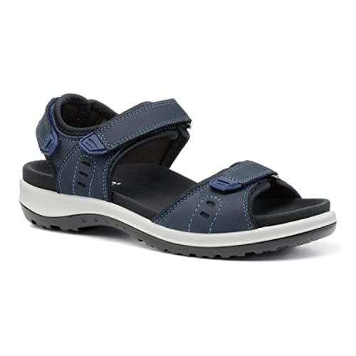 Image of Hotter Women's Walk II Fashion Sandals Navy Wide 4