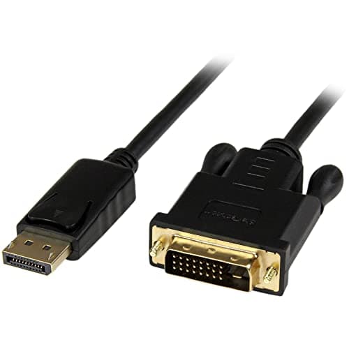 Image of Startech 3ft DisplayPort to DVI Active Adapter Converter Cable - Black
