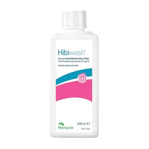 Image of 2 X HiBiSCRUB Antimicrobal Skin Cleanser 500ml x 2 Pack