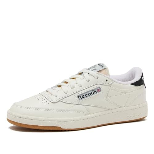 Image of Club C 85 Vintage Tennis Sneakers for Men, Chalk/Black/Gum, 11 UK