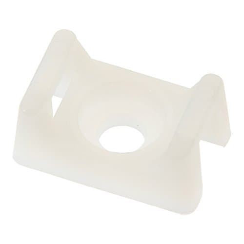 Image of Panduit TM3S10-C Cable Tie Mount.61", 10 Screw, Nylon (Pack of 100)
