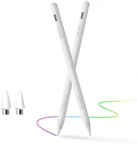 Image of Active Stylus Pen Compatible for Google Pixel Tablet/Fold One-Button Switching, Magnetic Attachment, Palm Rejection, Type-C Fast Charging Stylus Pen for Tablet Writing & Drawing