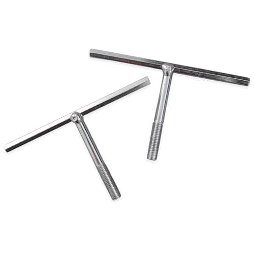 Image of Spudulica Aluminium Manhole Lifting Keys - Set of 2 - ONLY Keys Threaded Replacement/Spare Cover Lid Lifters (DS-60 (M8 Thread)) Not Generic