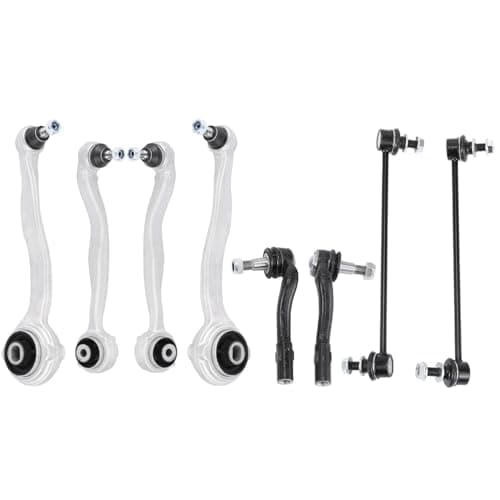 Image of ISINEVER 8pcs Control Arms Front Suspension Compatible with Mercedes-Benz C-Class W204 2007-2014, Compatible with Mercedes-Benz E-Class W207 2009-2016 A2043304311,A2043304411,A2043306711,A2043306811