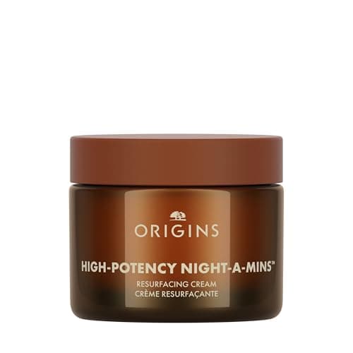 Image of Origins High-Potency Night-A-Mins Resurfacing Face moisturiser with Jojoba and Squalane | Night Cream, 50 ml