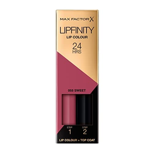 Image of Max Factor Lipfinity Sweet, Long-Lasting, Two Step Lipstick, Vibrant Colour, Hydrating, Lasts 24 Hrs, Matte Lip Colour With Glossy Top Coat, 4.2g